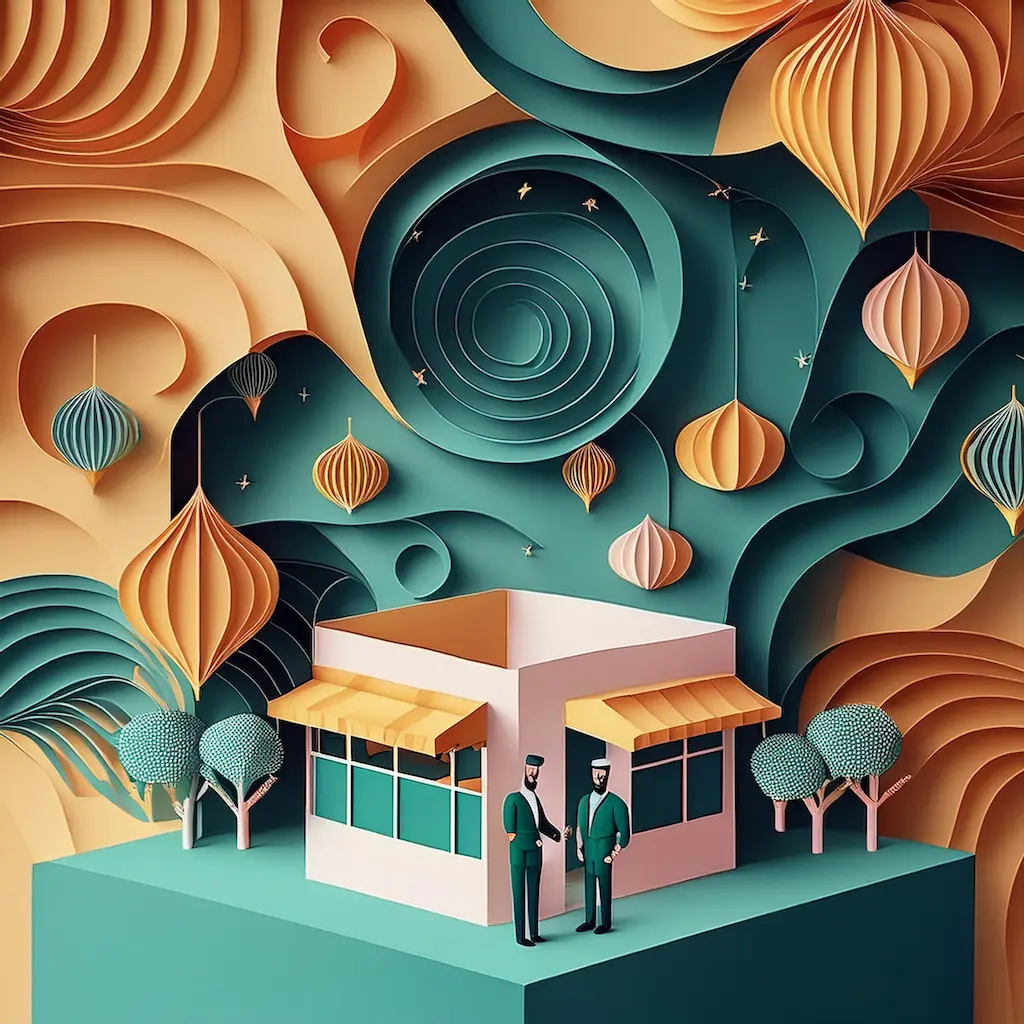 Mobile experts zwei geschäftsmänner